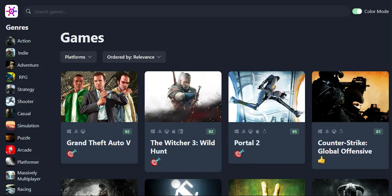 GameHub — Game Discovery Platform